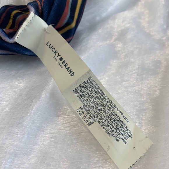 Lucky Brand multi colored crushed velvet head wrap - Picture 4 of 4